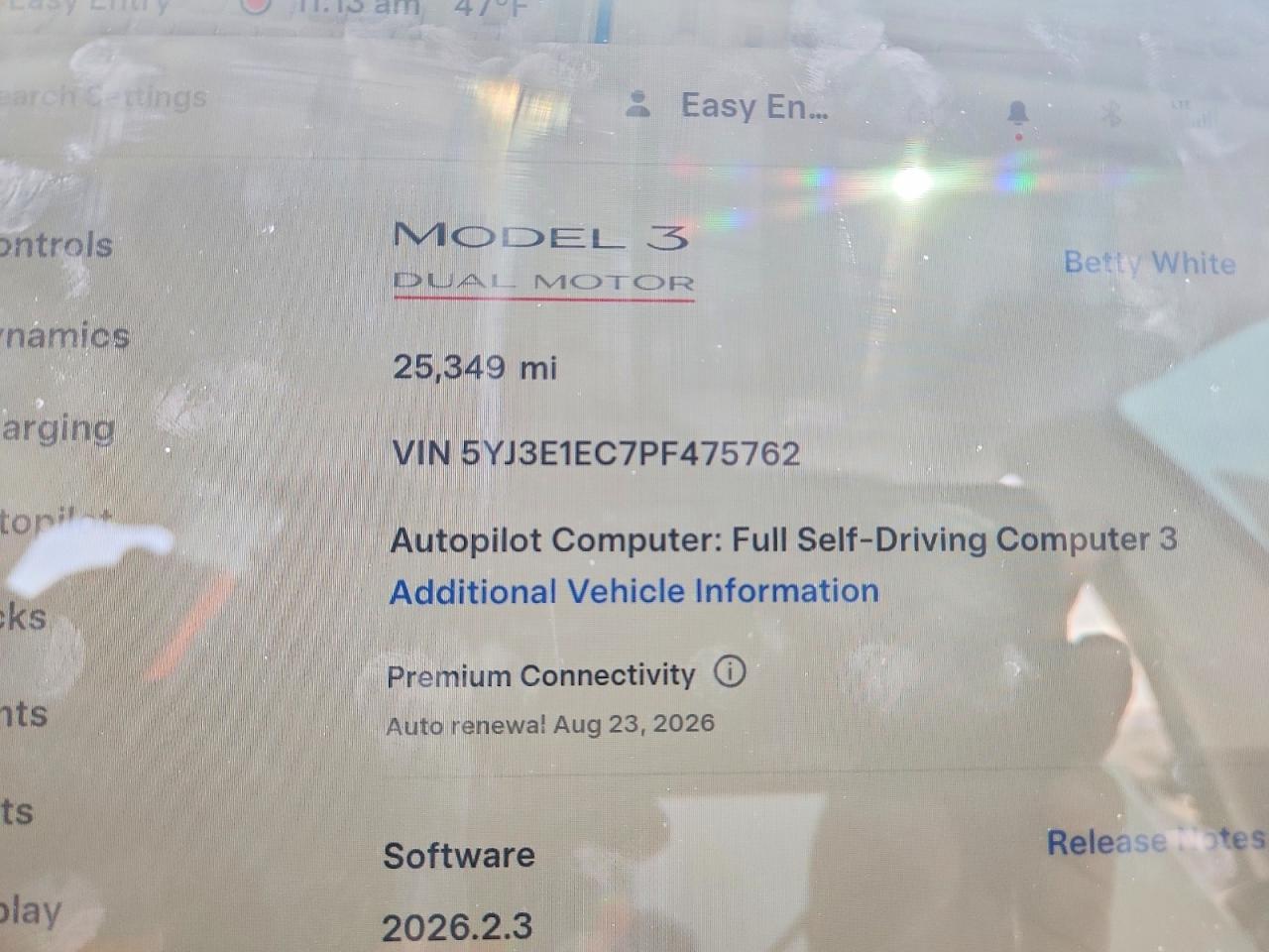 2023 TESLA MODEL 3 photo 17