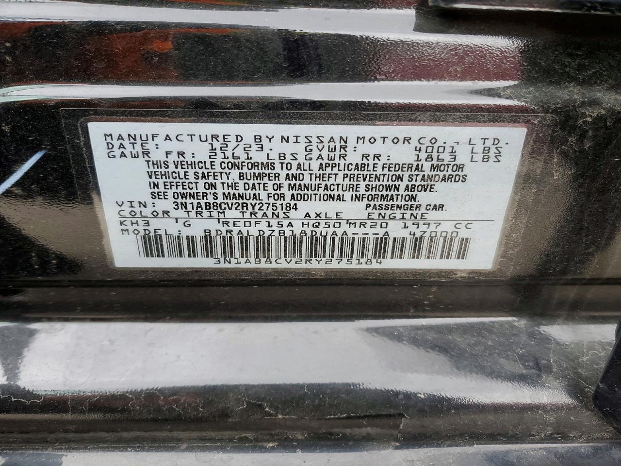 2024 NISSAN SENTRA SV photo 12