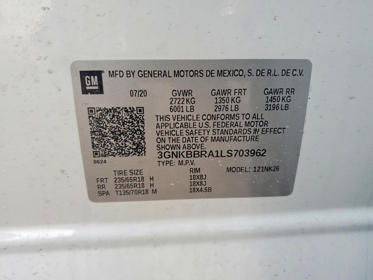 2020 CHEVROLET BLAZER 1LT photo 23