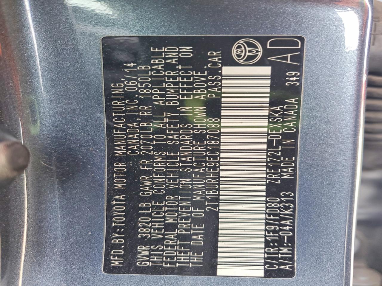 2014 TOYOTA COROLLA S PLUS photo 25