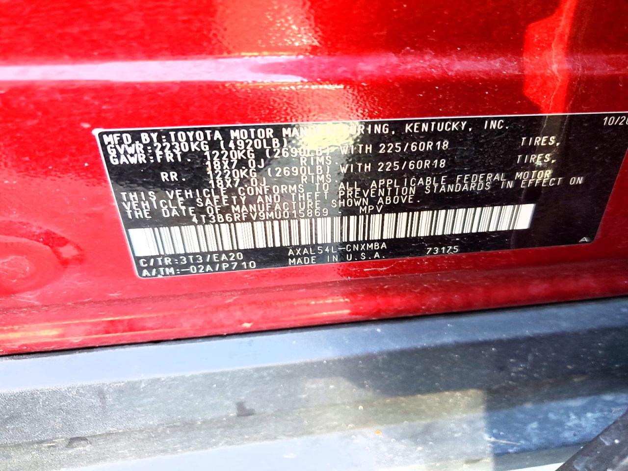 2021 TOYOTA RAV4 XLE PREMIUM photo 13