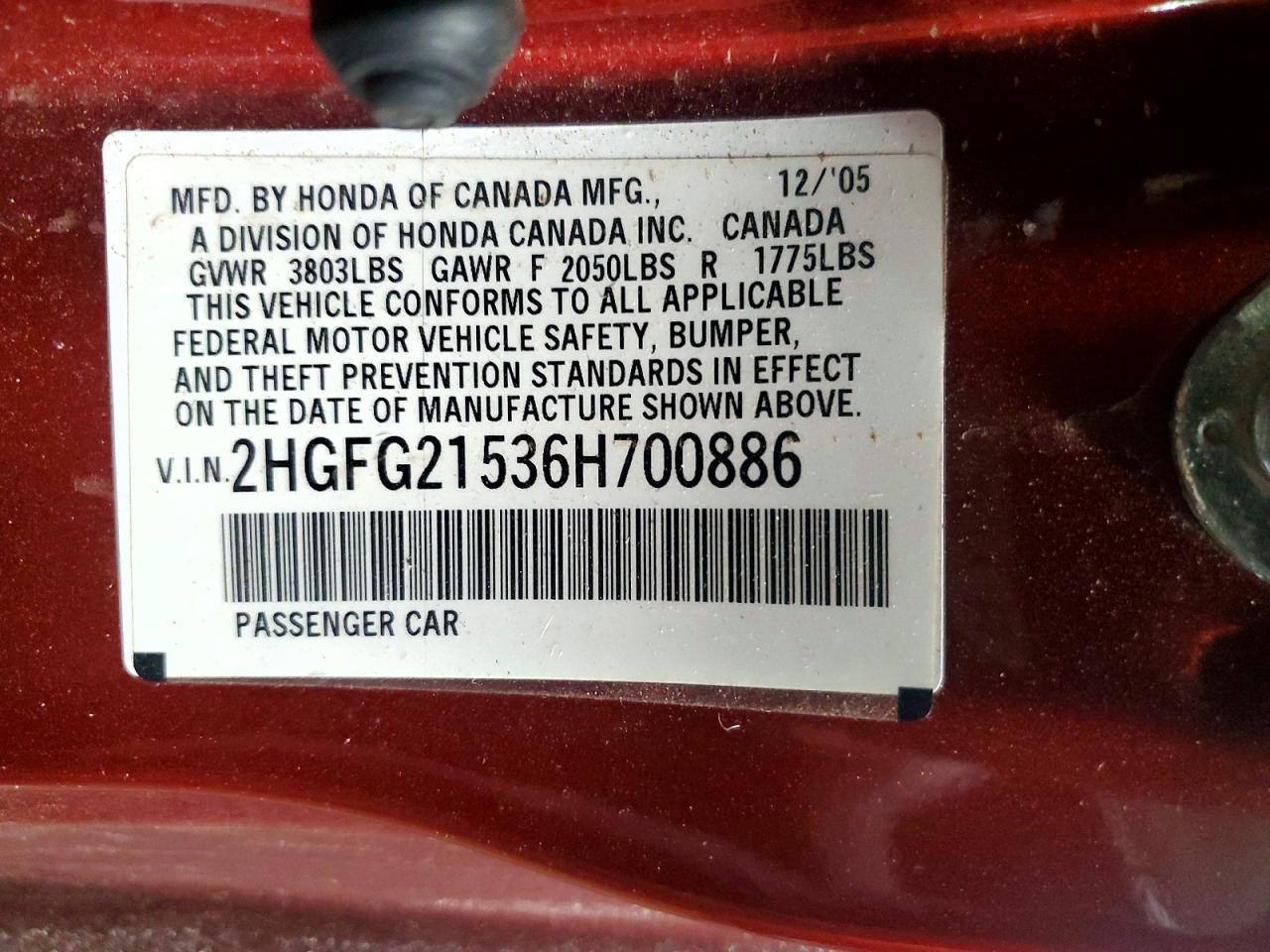2006 HONDA CIVIC SI photo 23
