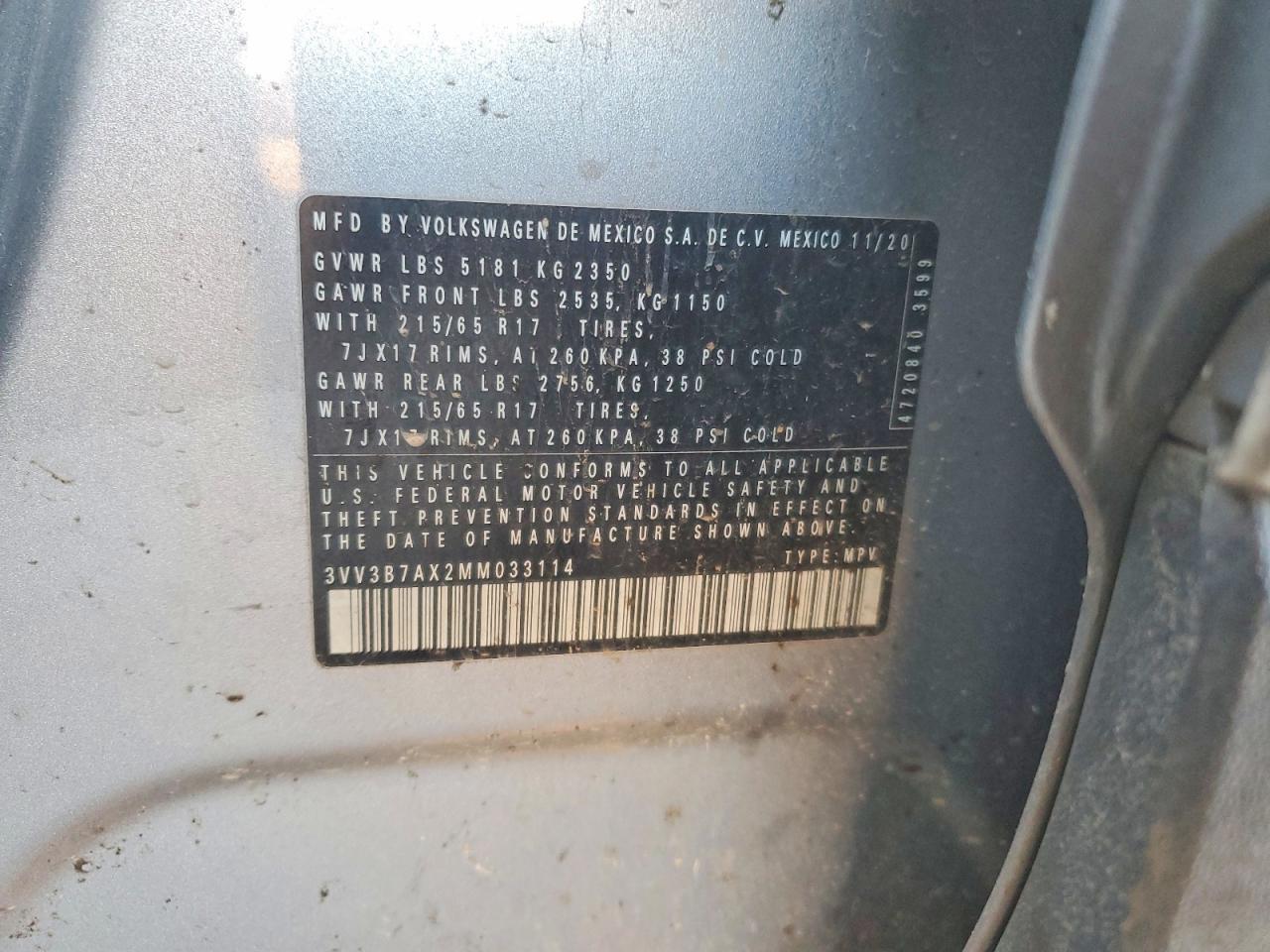 2021 VOLKSWAGEN TIGUAN SE photo 12