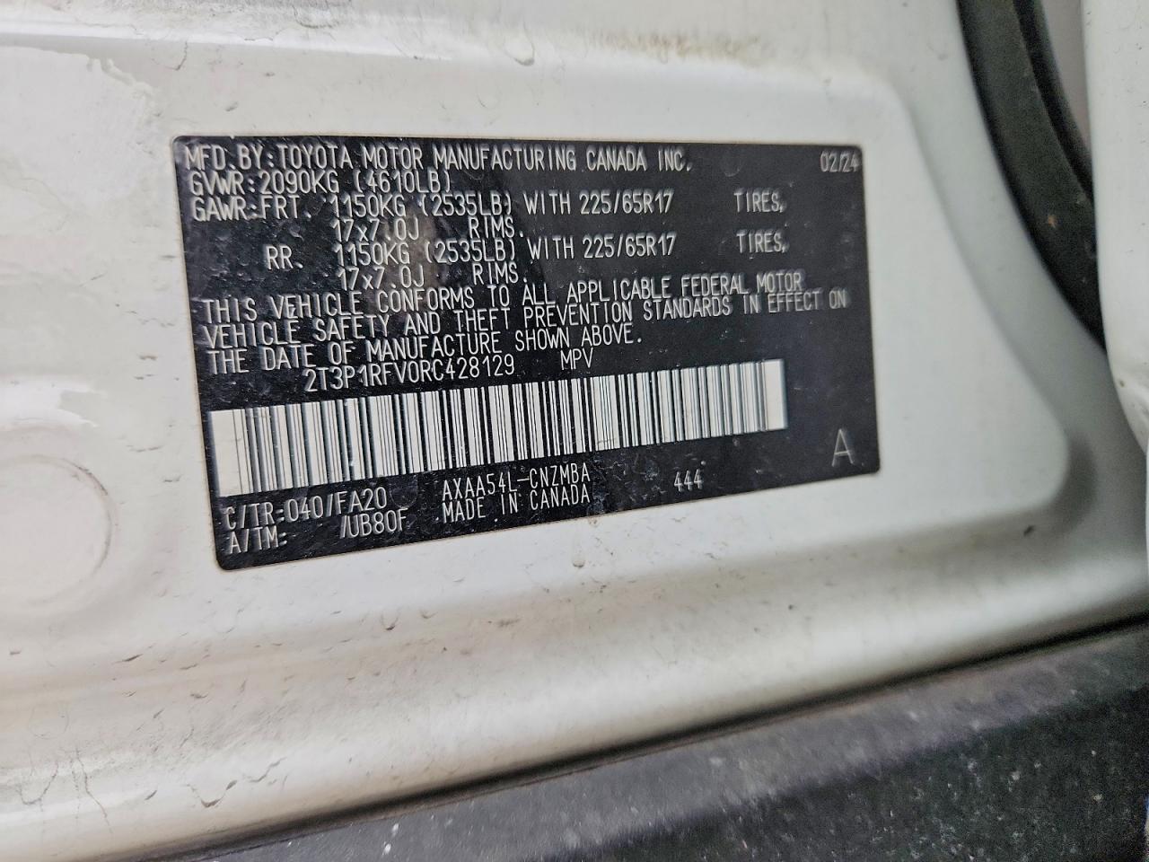 2024 TOYOTA RAV4 XLE photo 13