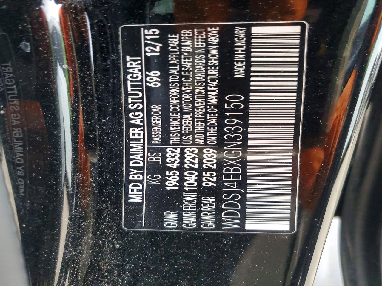 2016 MERCEDES-BENZ CLA 250 photo 25