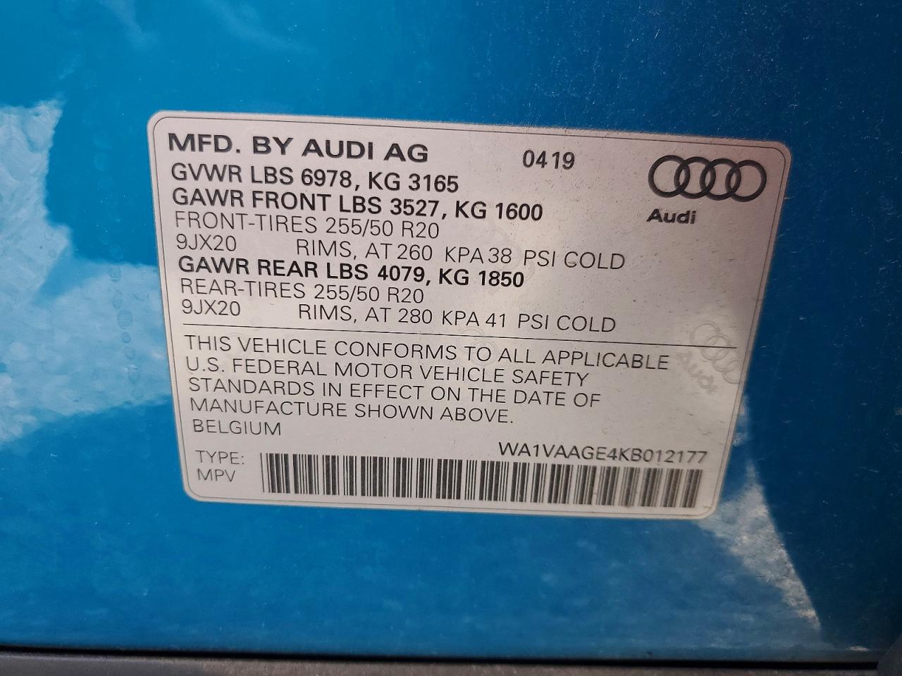 2019 AUDI E-TRON photo 25