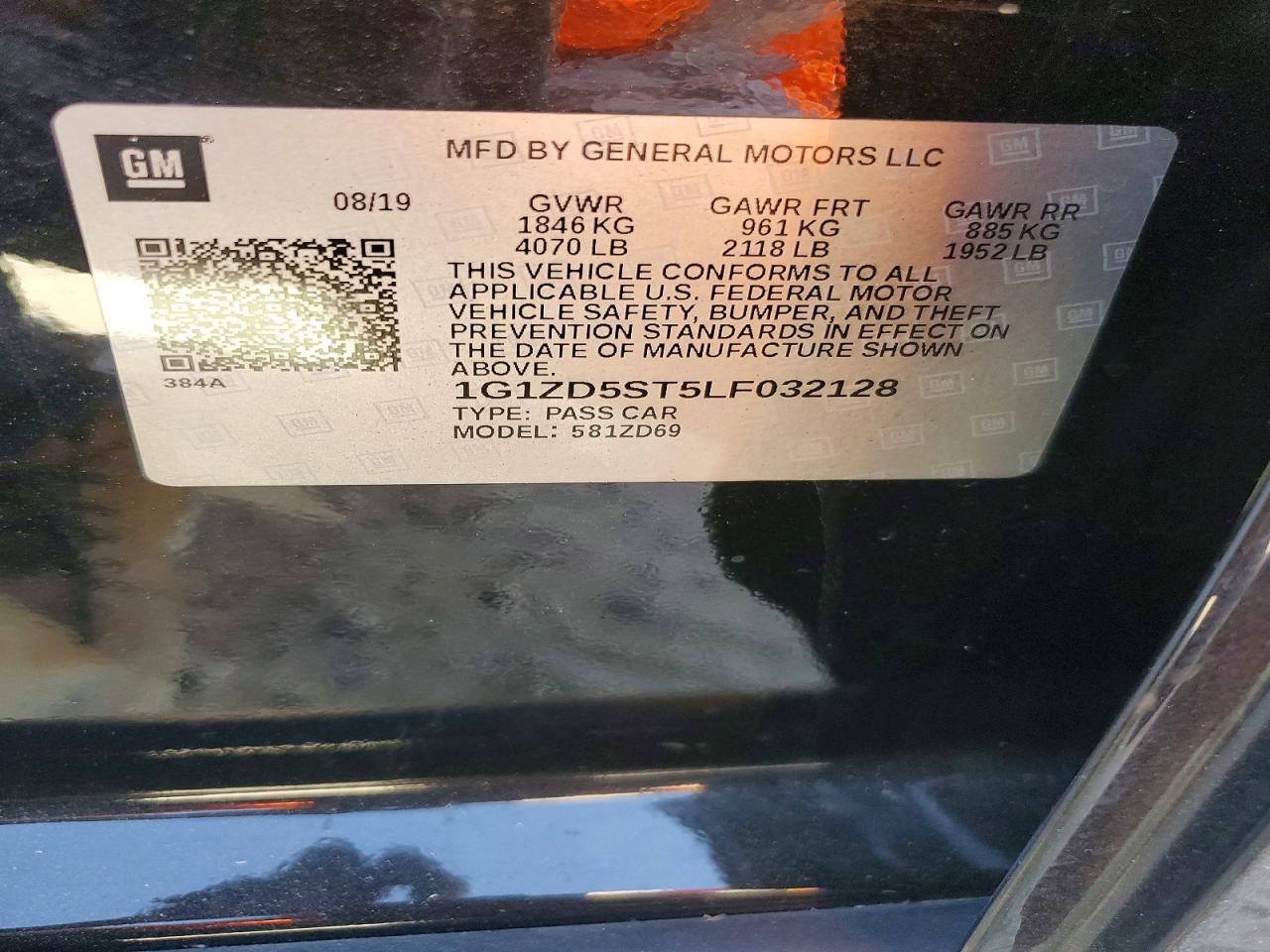 2020 CHEVROLET MALIBU LT photo 37