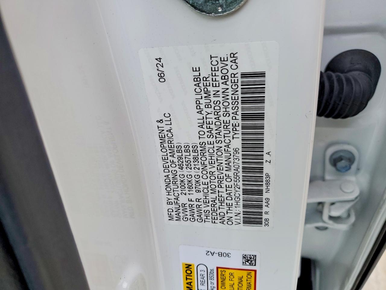 2024 HONDA ACCORD HYBRID SPORT photo 23