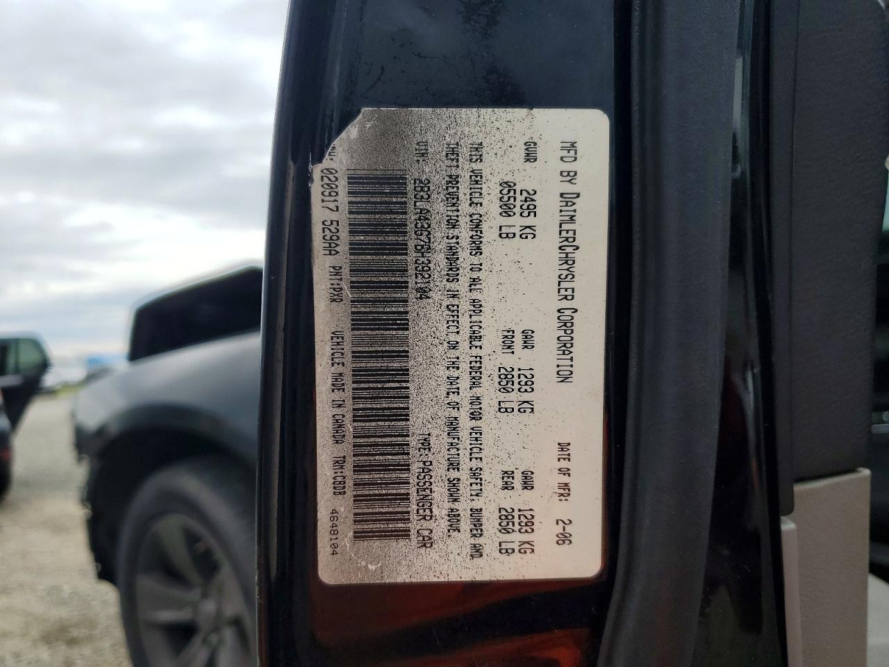 2006 DODGE CHARGER SE photo 12