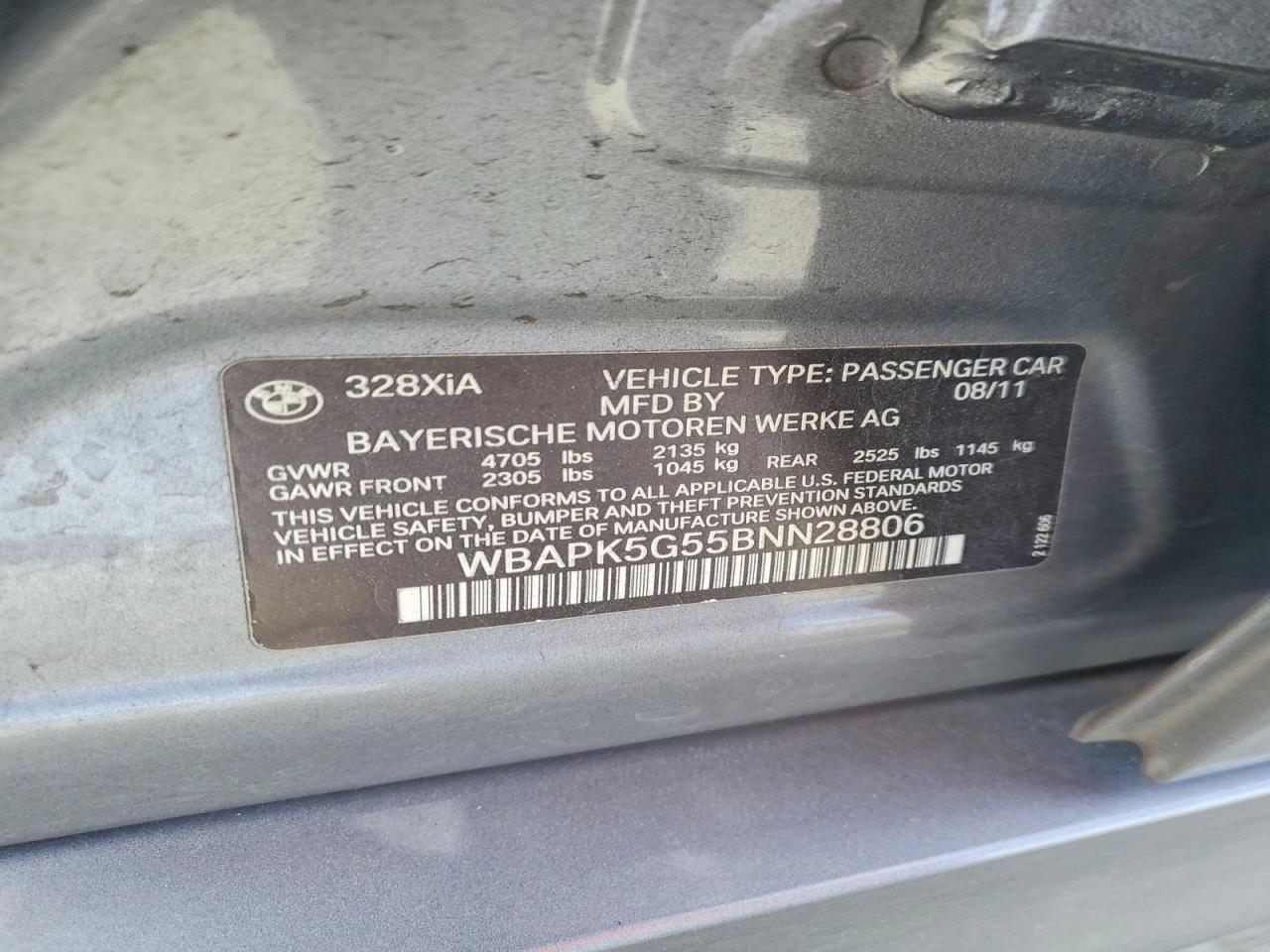 2011 BMW 328 XI SULEV photo 25