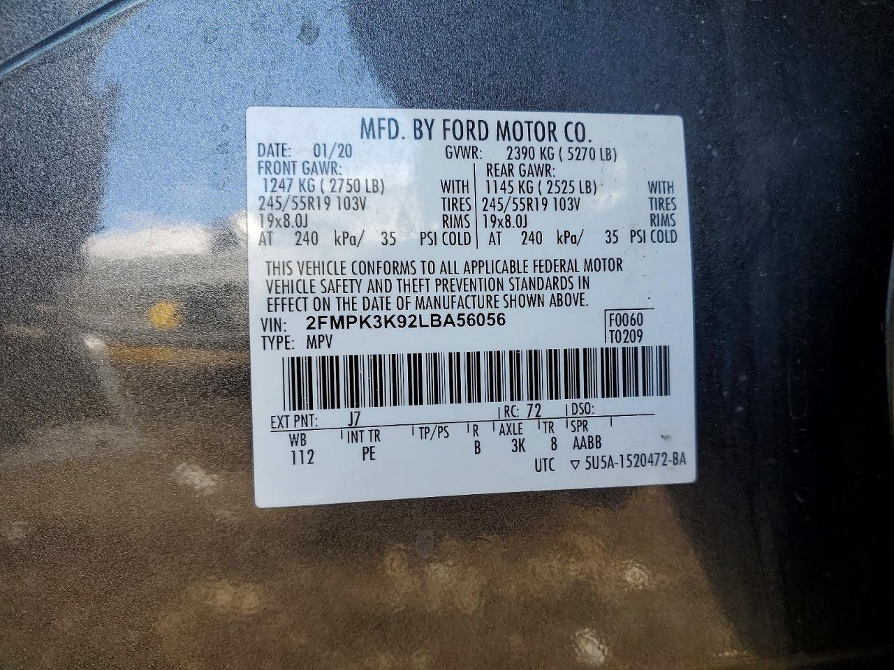 2020 FORD EDGE TITANIUM photo 25