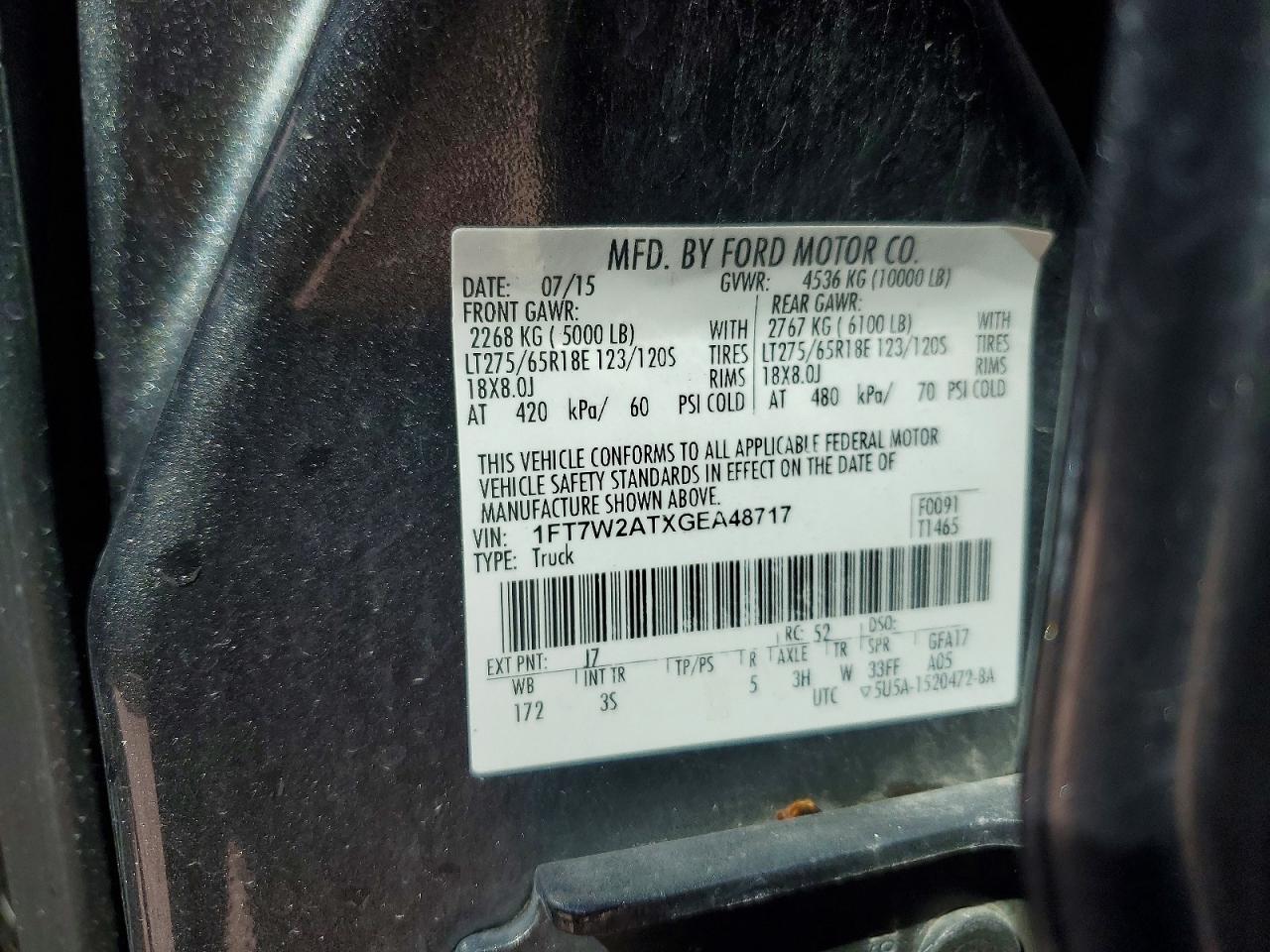 2016 FORD F250 SUPER DUTY photo 23