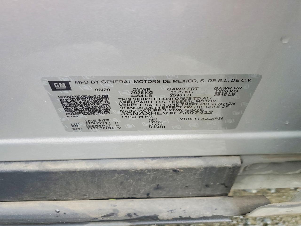 2020 CHEVROLET EQUINOX LS photo 37