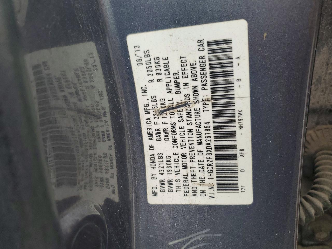 2013 HONDA ACCORD EXL photo 23