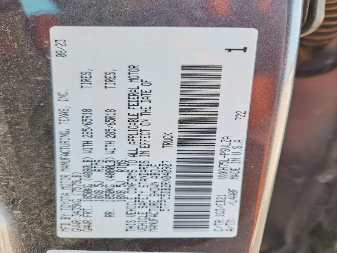 2024 TOYOTA TUNDRA TRD PRO HV photo 25