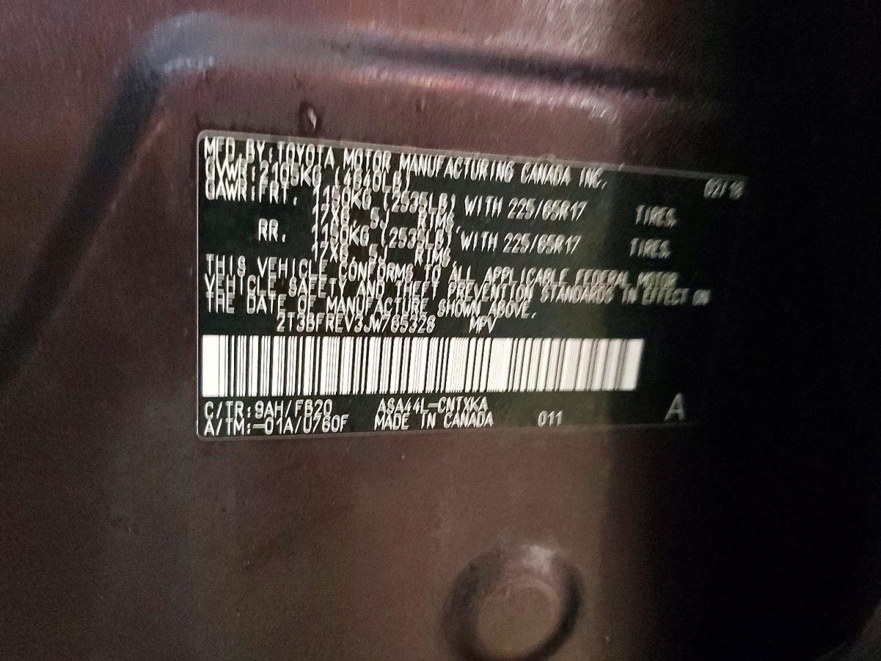 2018 TOYOTA RAV4 LE photo 27
