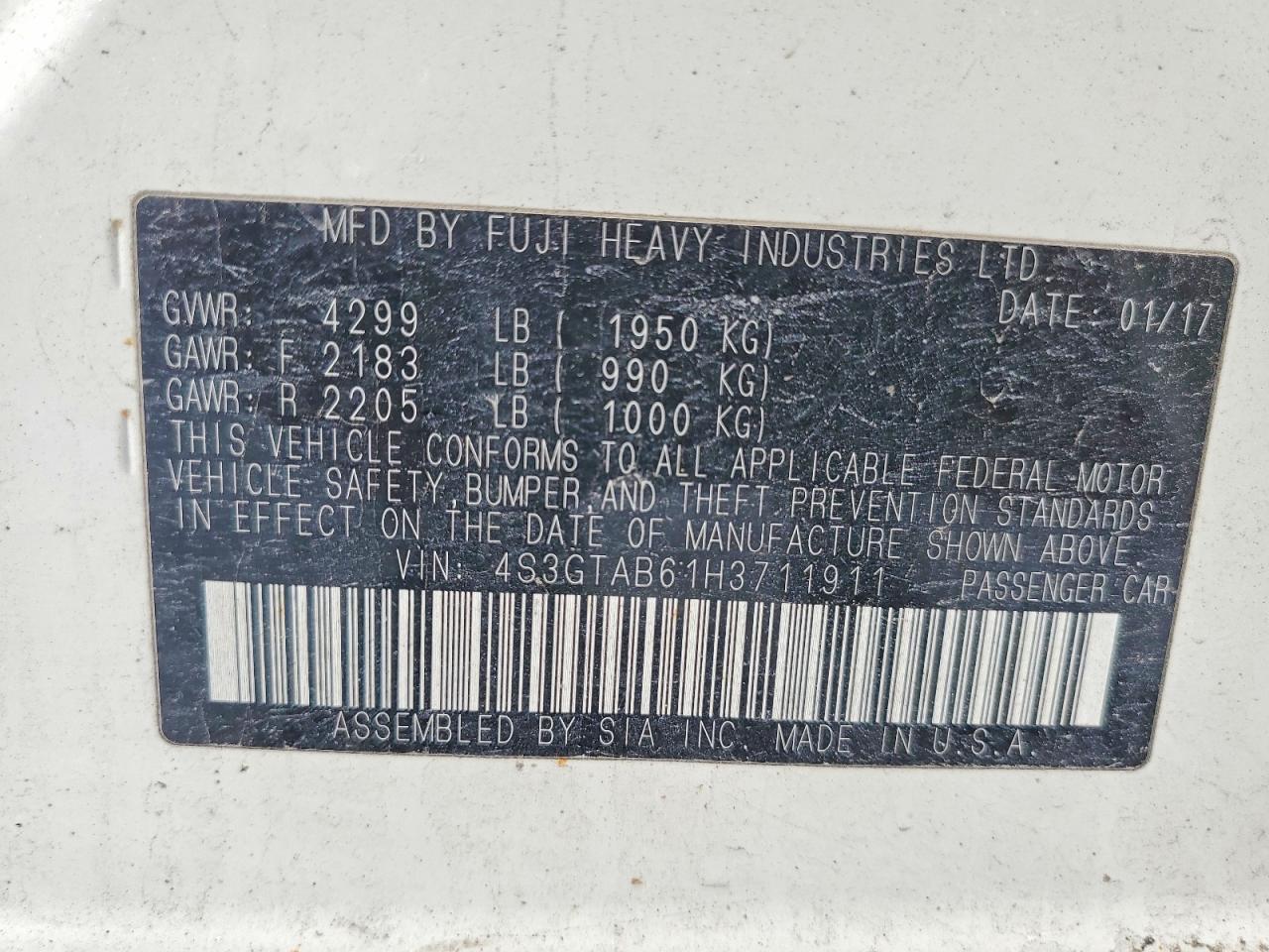 2017 SUBARU IMPREZA PREMIUM photo 27