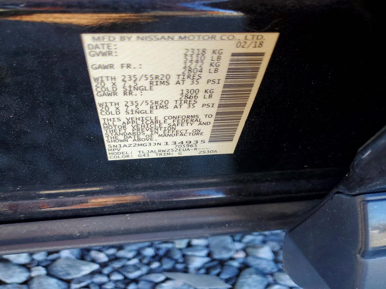 2018 NISSAN MURANO S photo 14