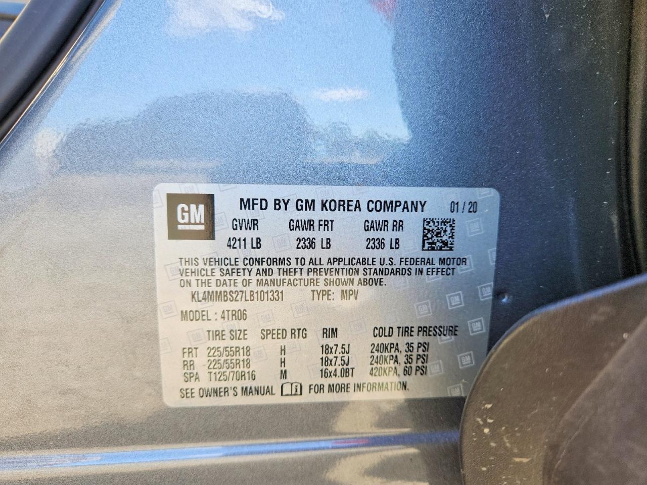 2020 BUICK ENCORE GX PREFERRED photo 25