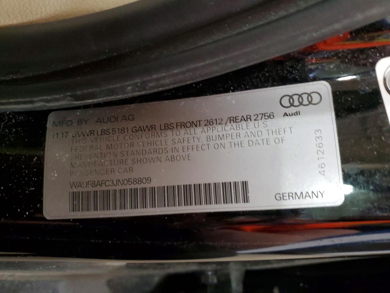 2018 AUDI A6 PREMIUM photo 12