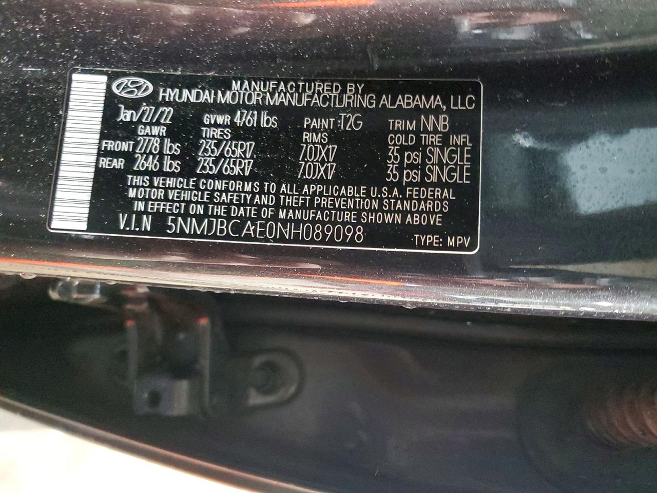 2022 HYUNDAI TUCSON SEL photo 13