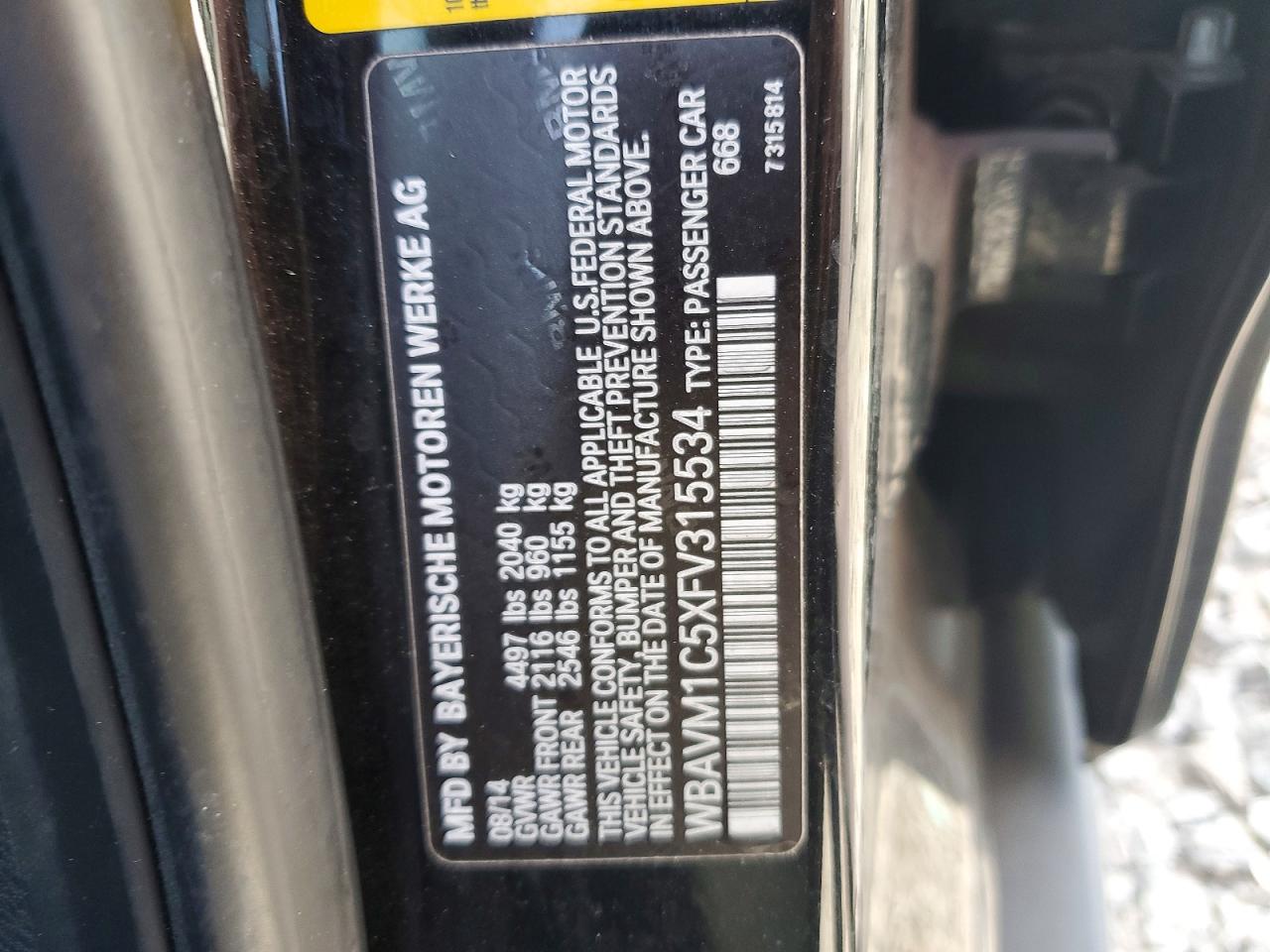 2015 BMW X1 SDRIVE28I photo 13