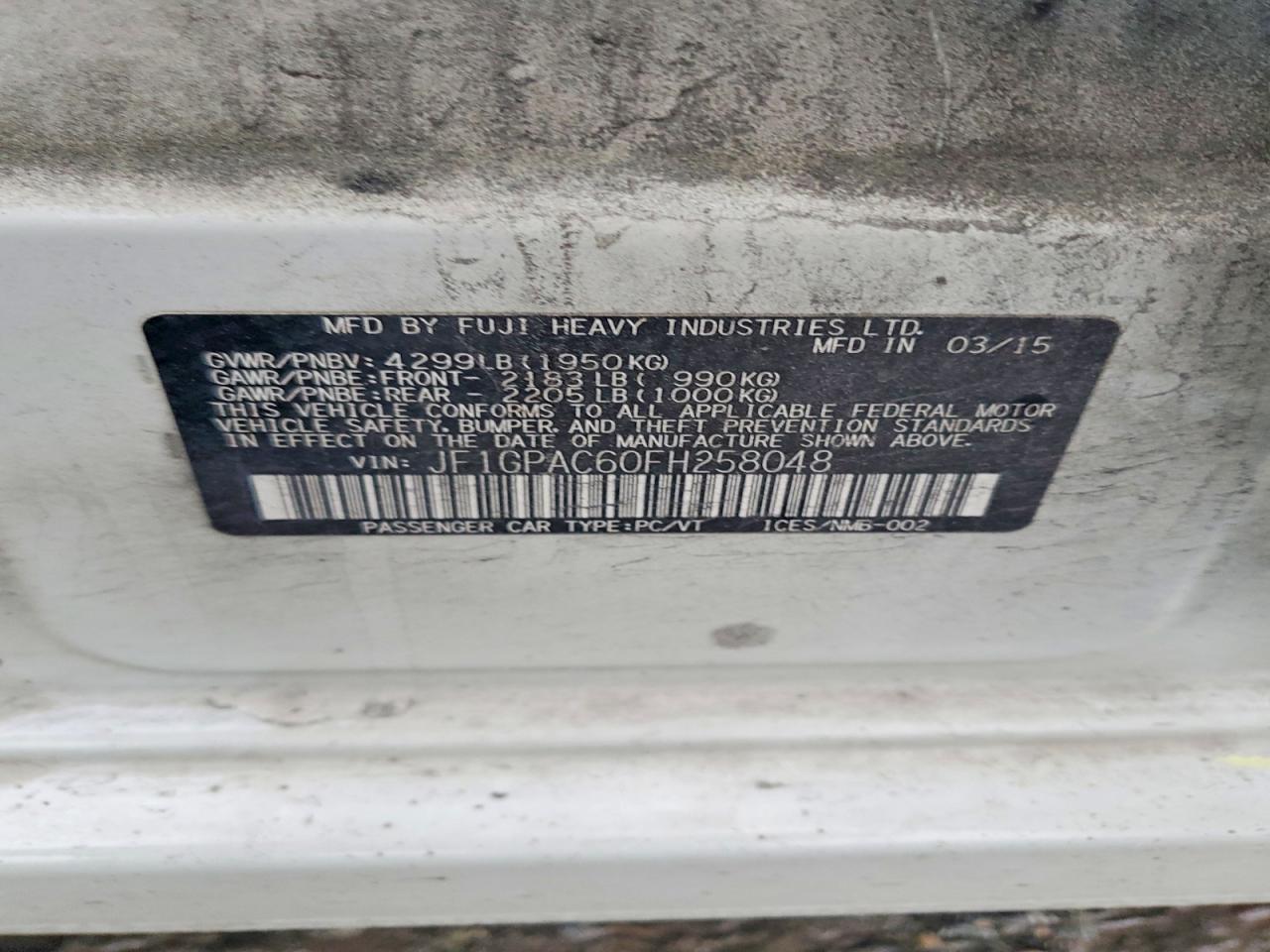 2015 SUBARU IMPREZA PREMIUM photo 34