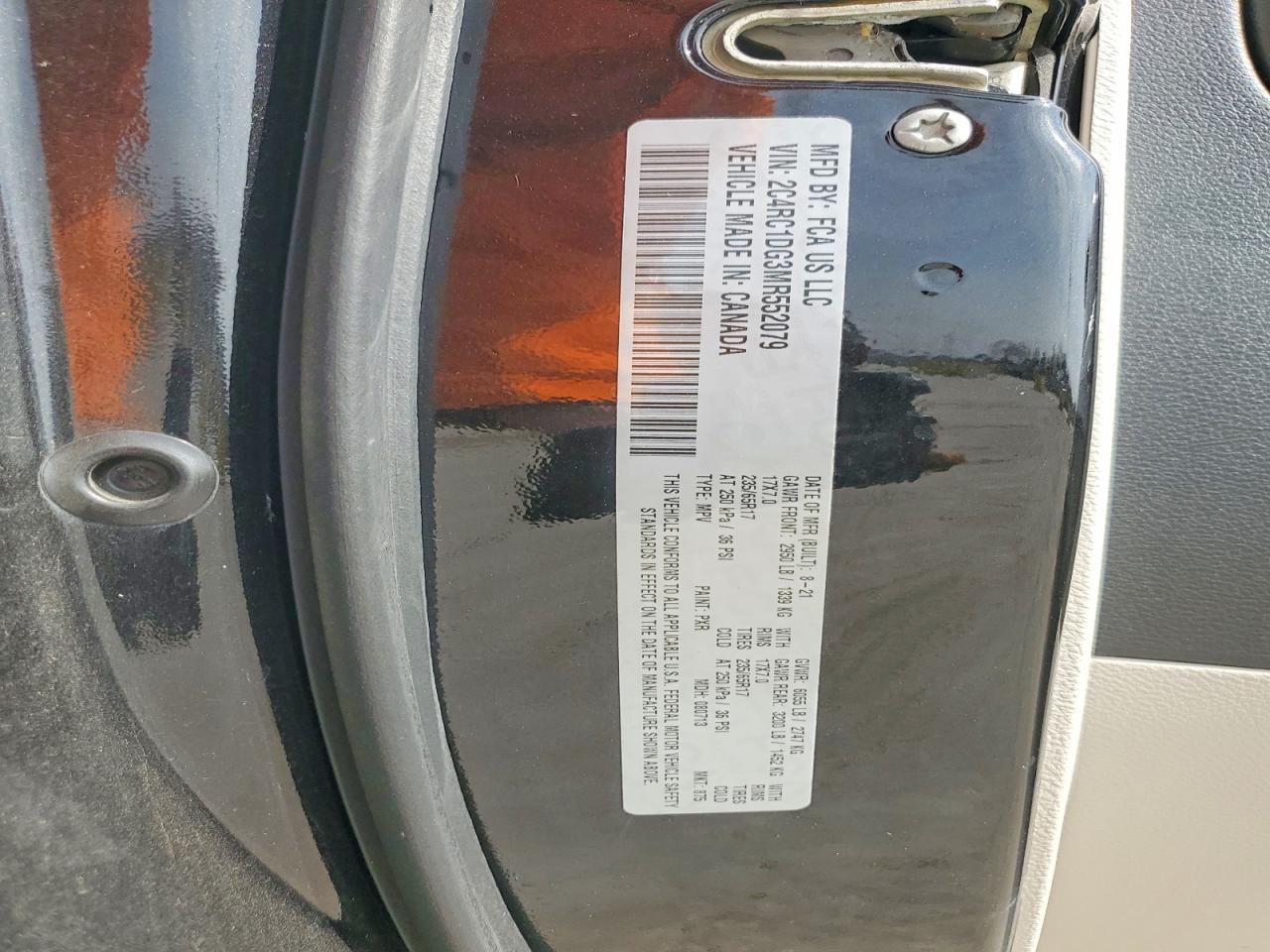 2021 CHRYSLER VOYAGER LXI photo 13
