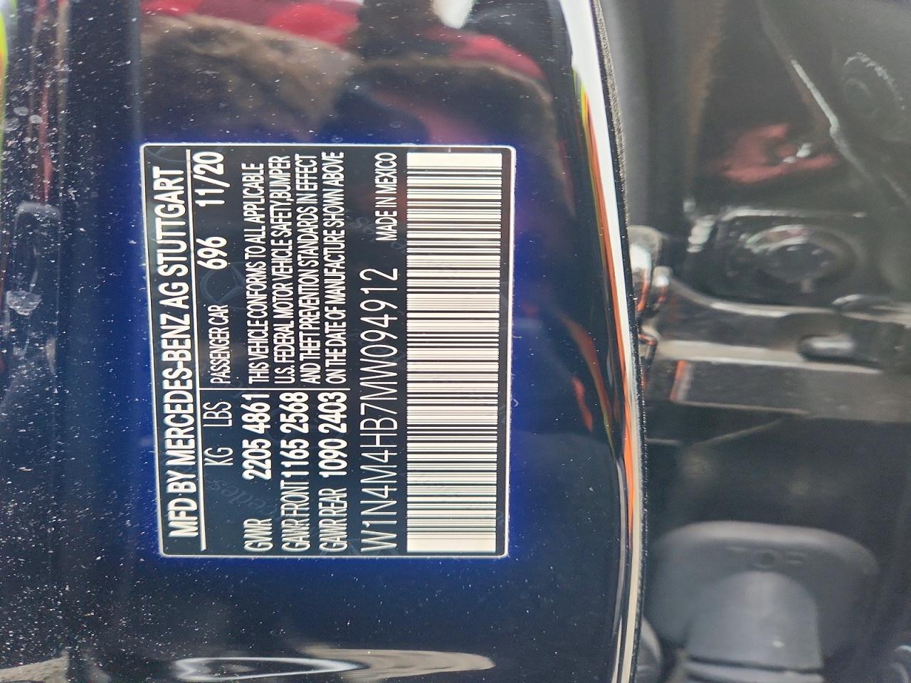 2021 MERCEDES-BENZ GLB 250 4MATIC photo 13