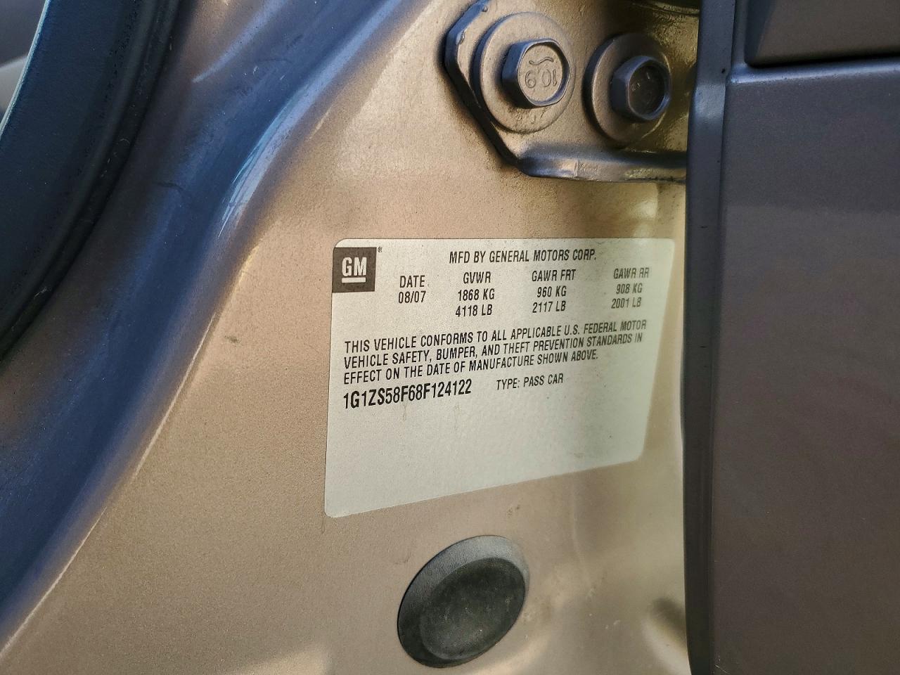 2008 CHEVROLET MALIBU LS photo 34