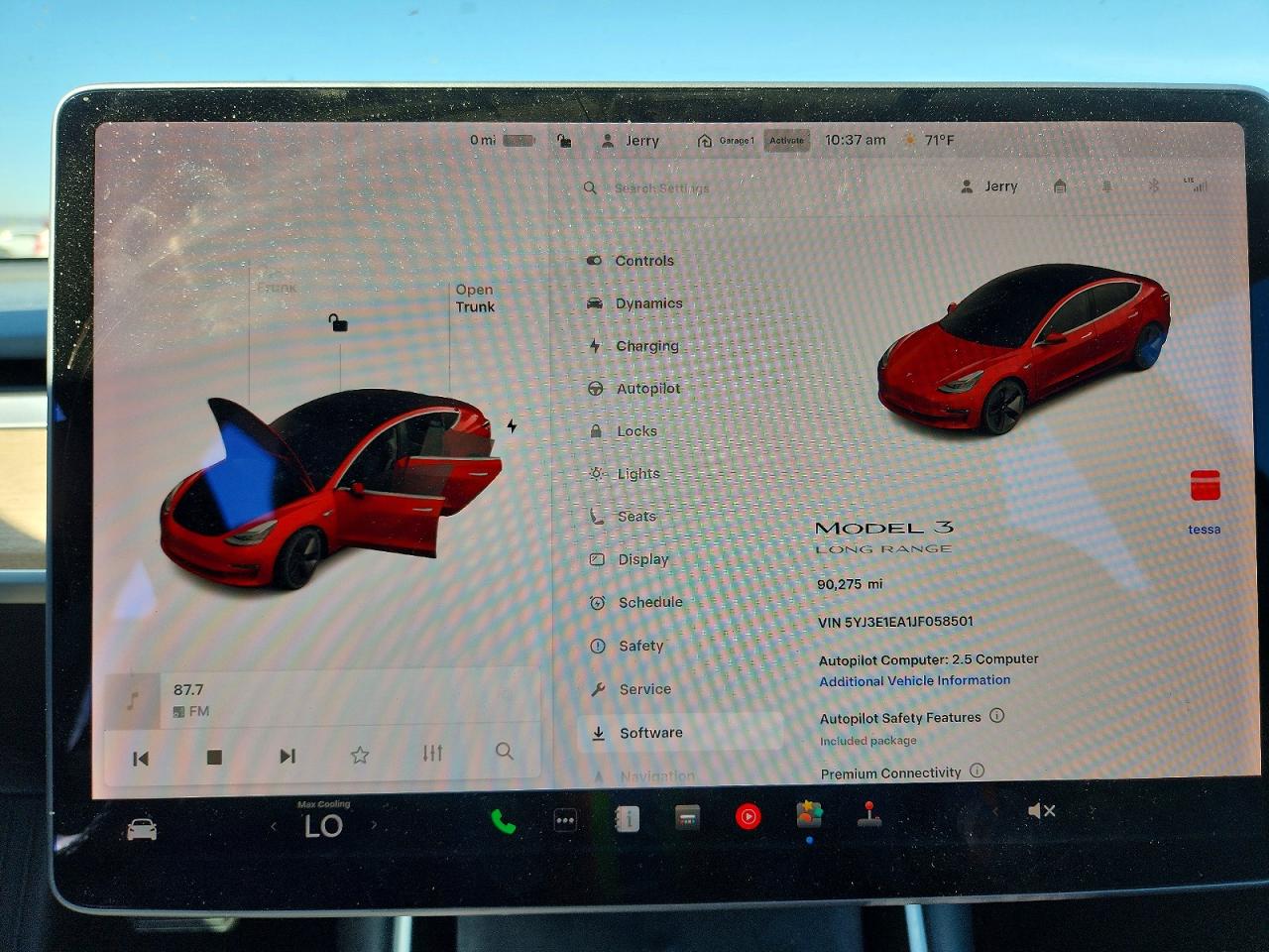 2018 TESLA MODEL 3 photo 9