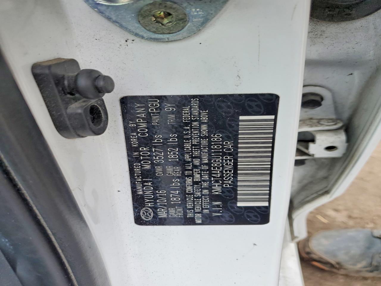2016 HYUNDAI ACCENT SE photo 12