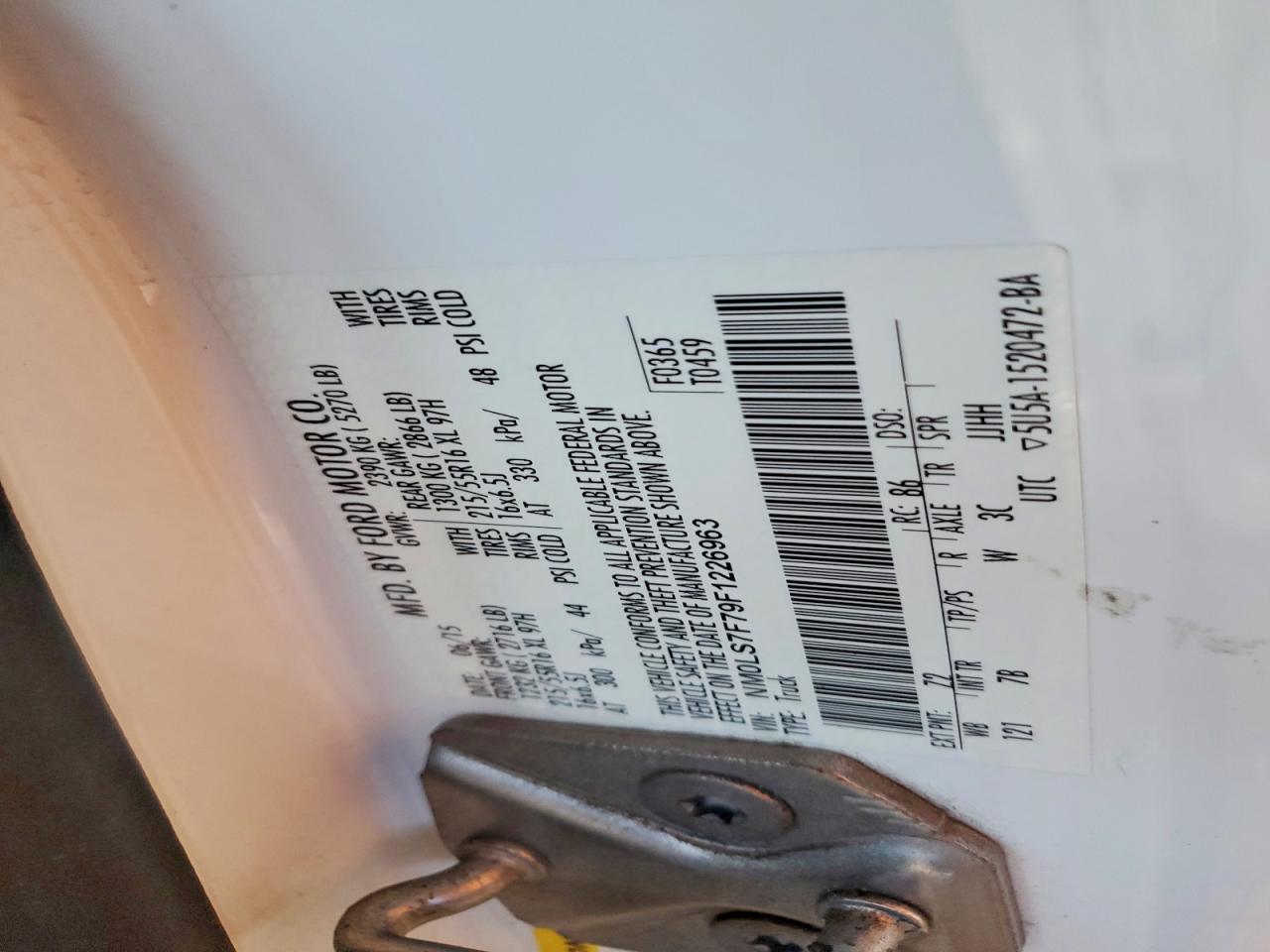 2015 FORD TRANSIT CONNECT XLT photo 23