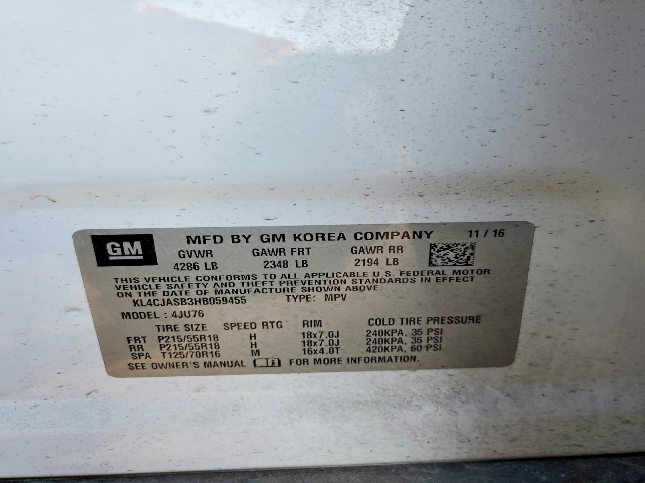 2017 BUICK ENCORE PREFERRED photo 23
