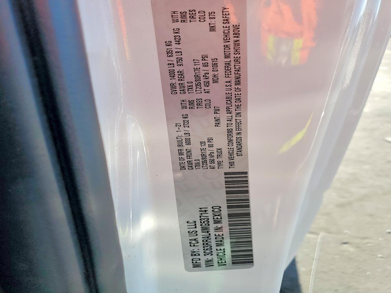 2021 RAM 3500 TRADESMAN photo 23