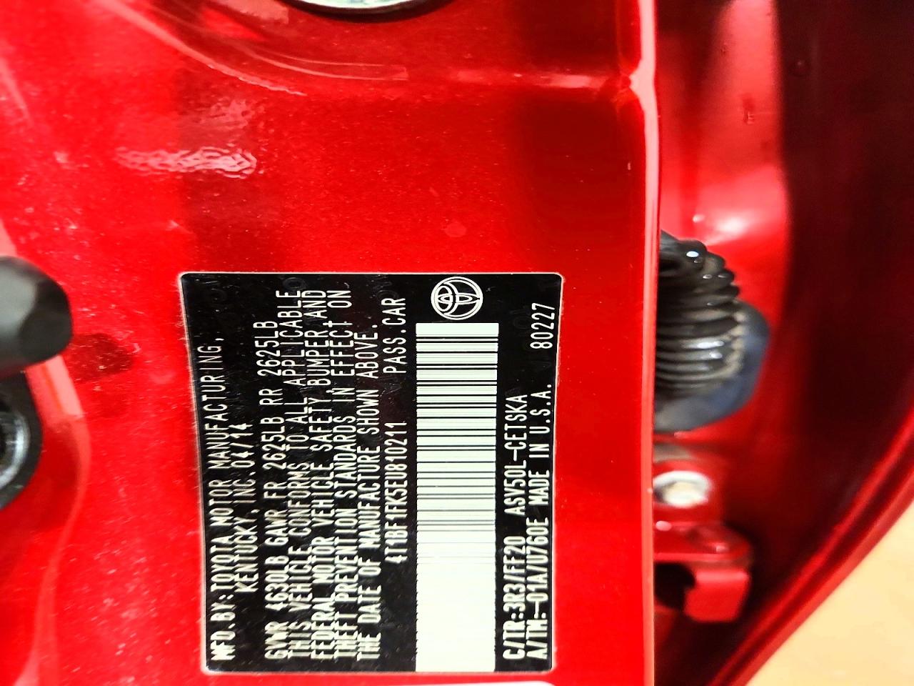 2014 TOYOTA CAMRY SE photo 34