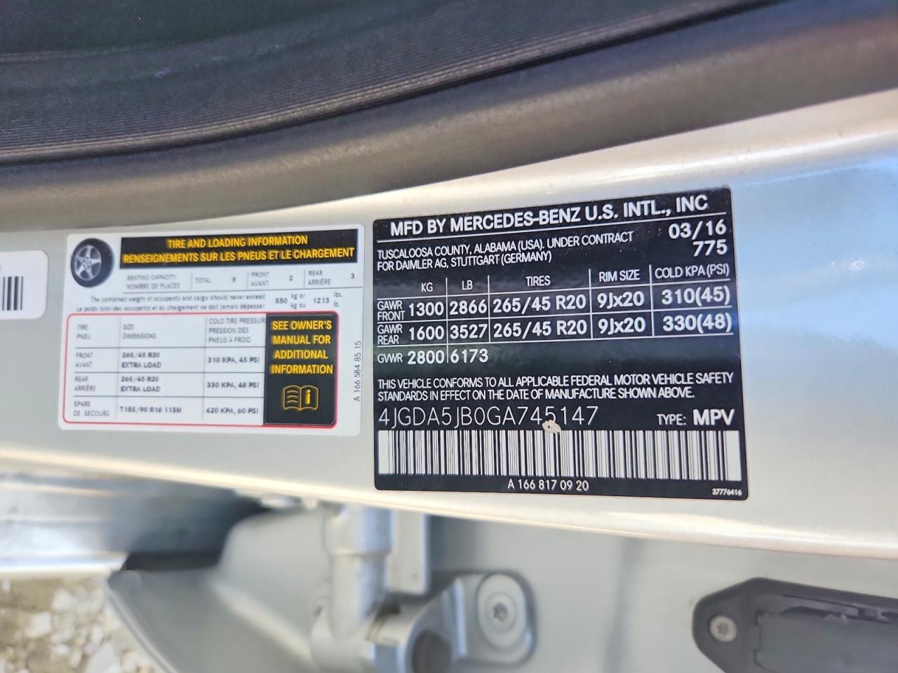 2016 MERCEDES-BENZ GLE 350 photo 37