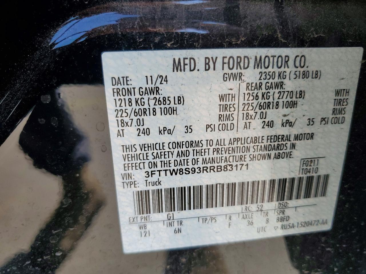2024 FORD MAVERICK LARIAT photo 13