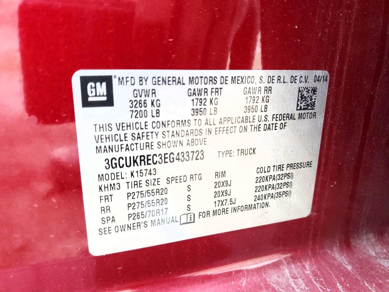 2014 CHEVROLET SILVERADO K1500 LT photo 34