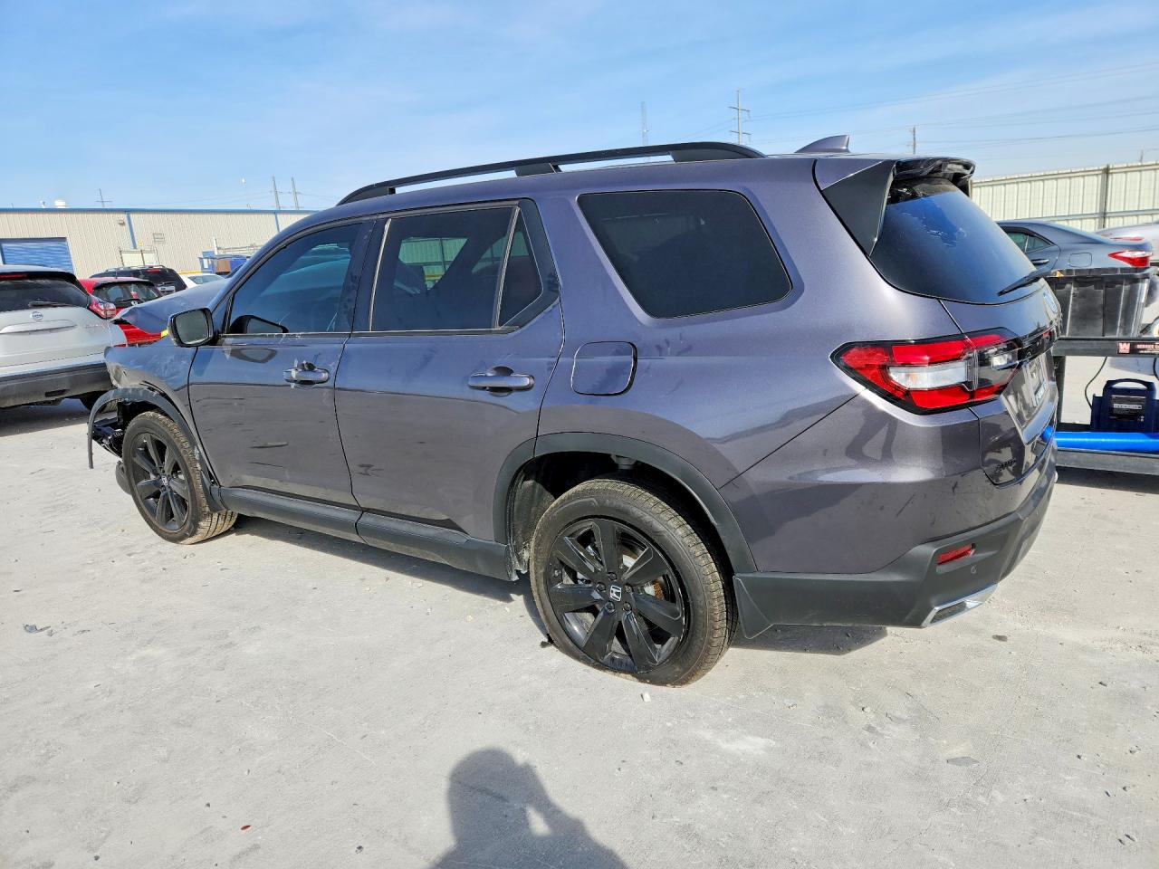 2025 HONDA PILOT BLACK photo 3
