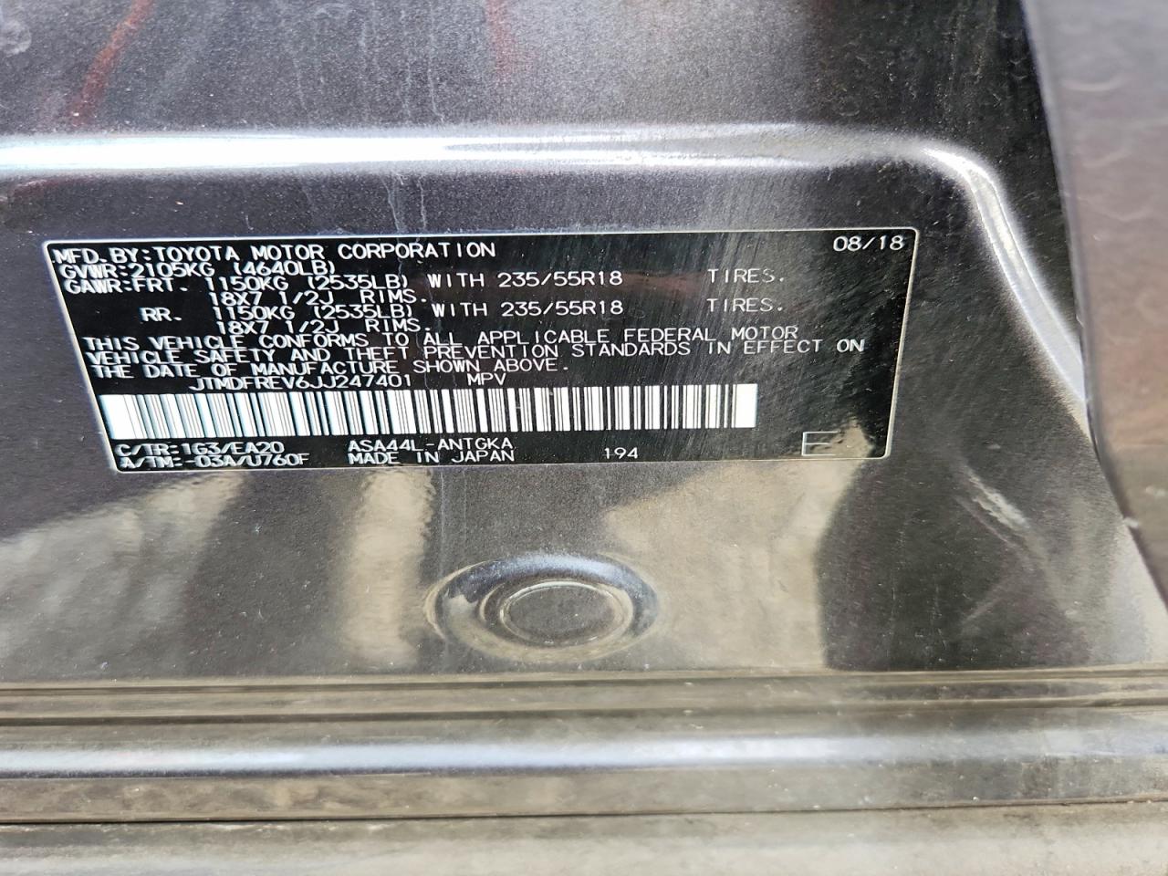 2018 TOYOTA RAV4 LIMITED photo 13