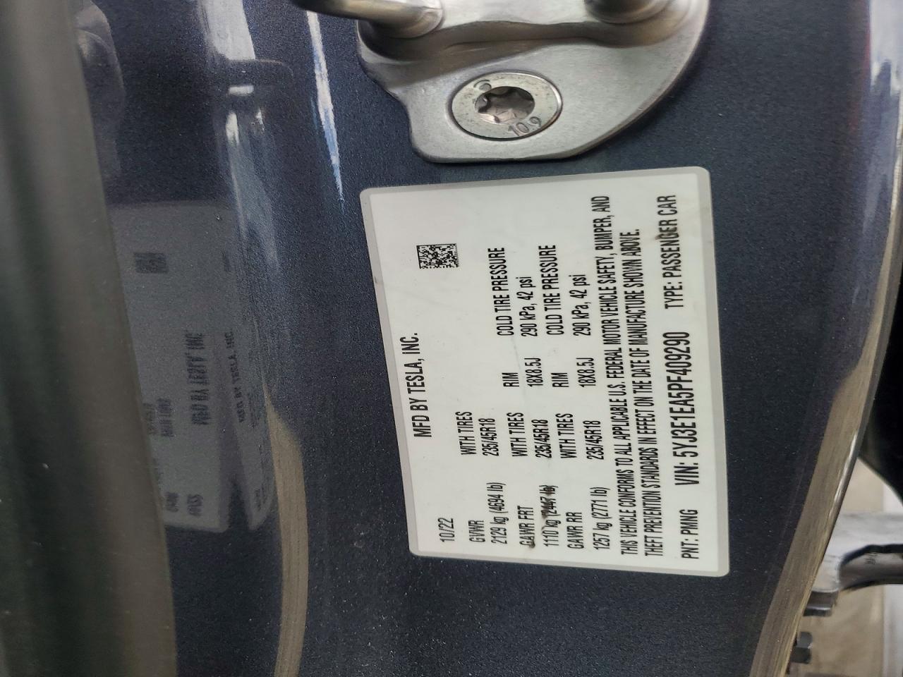 2023 TESLA MODEL 3 photo 23