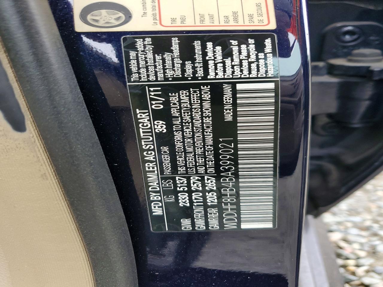2011 MERCEDES-BENZ E 350 4MATIC photo 34