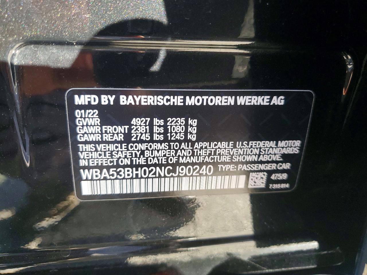2022 BMW 530 I photo 34