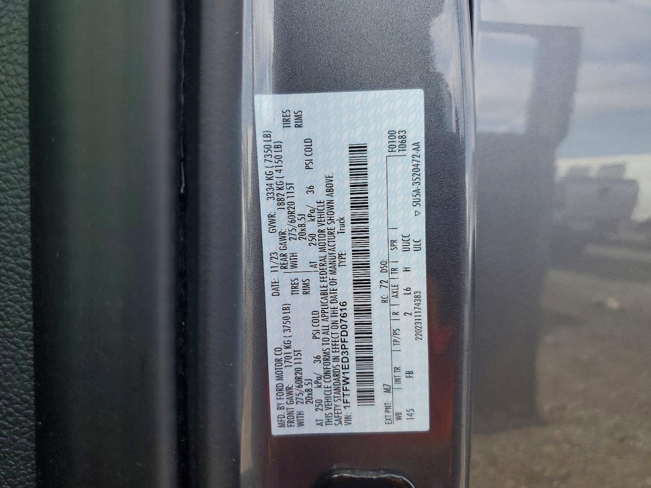 2023 FORD F150 SUPERCREW photo 34
