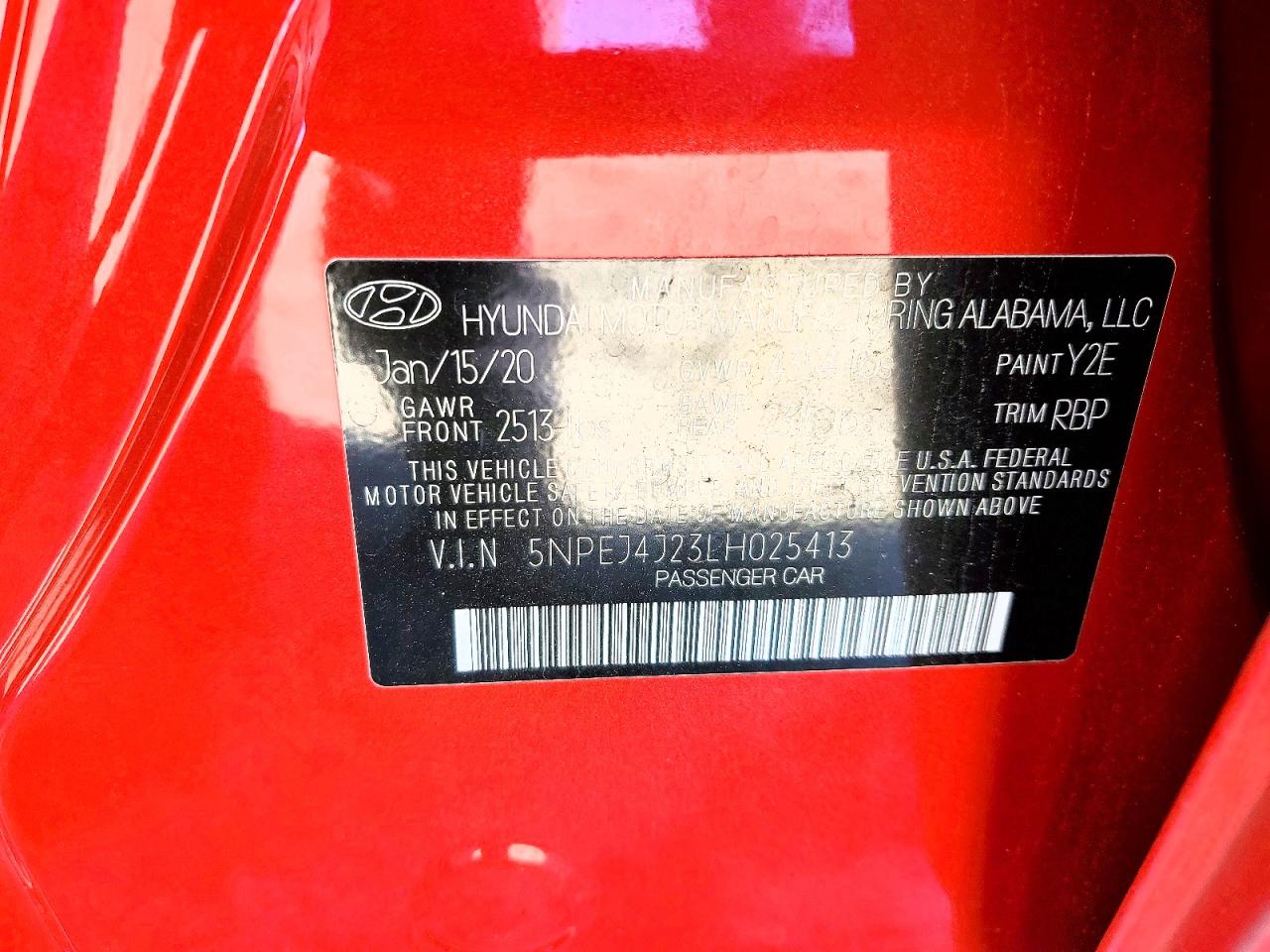 2020 HYUNDAI SONATA SEL PLUS photo 23