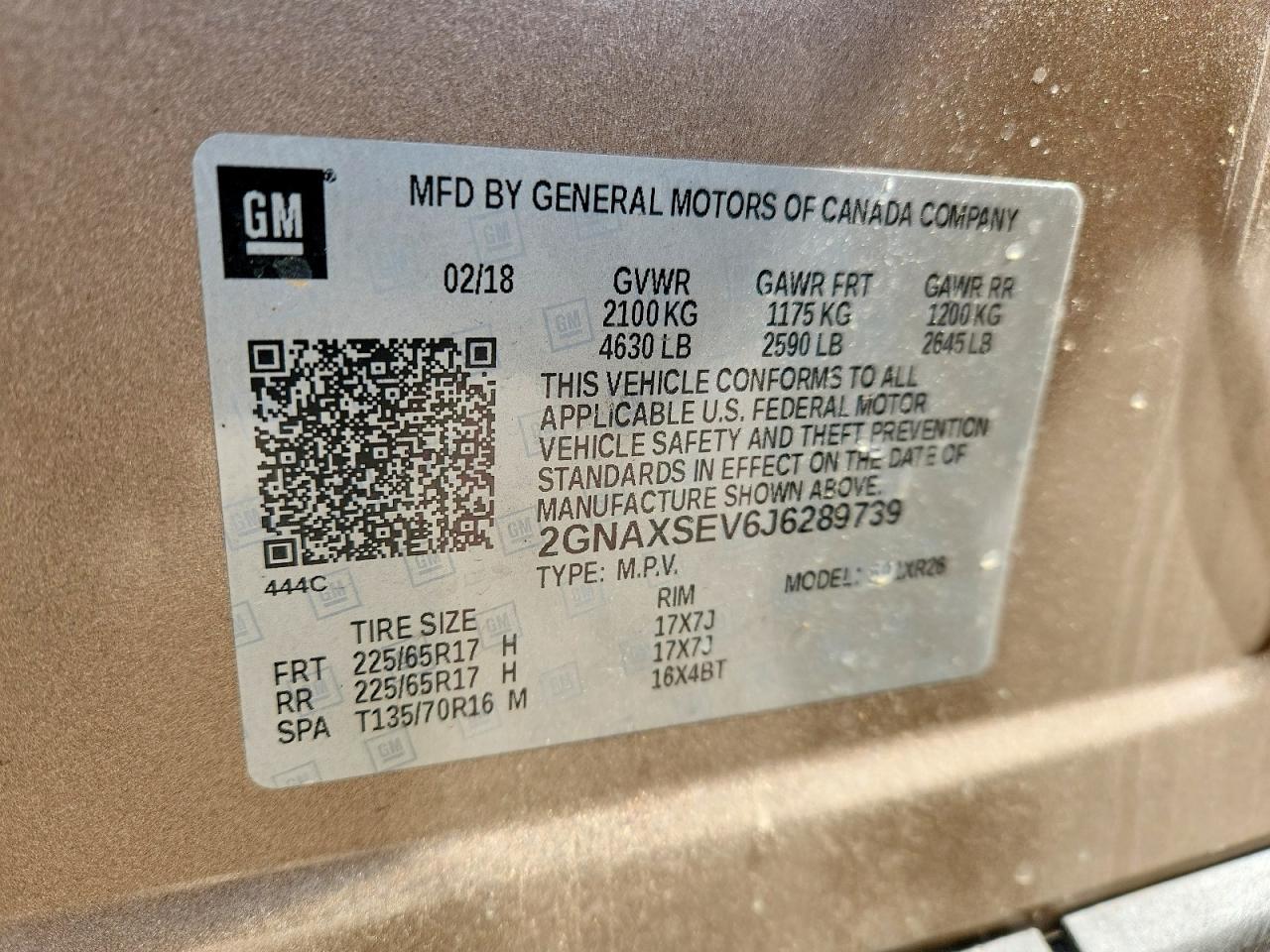 2018 CHEVROLET EQUINOX LT photo 27