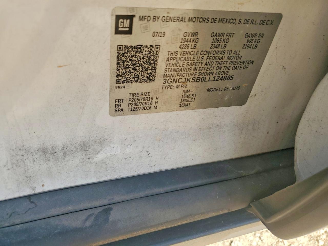 2020 CHEVROLET TRAX LS photo 13