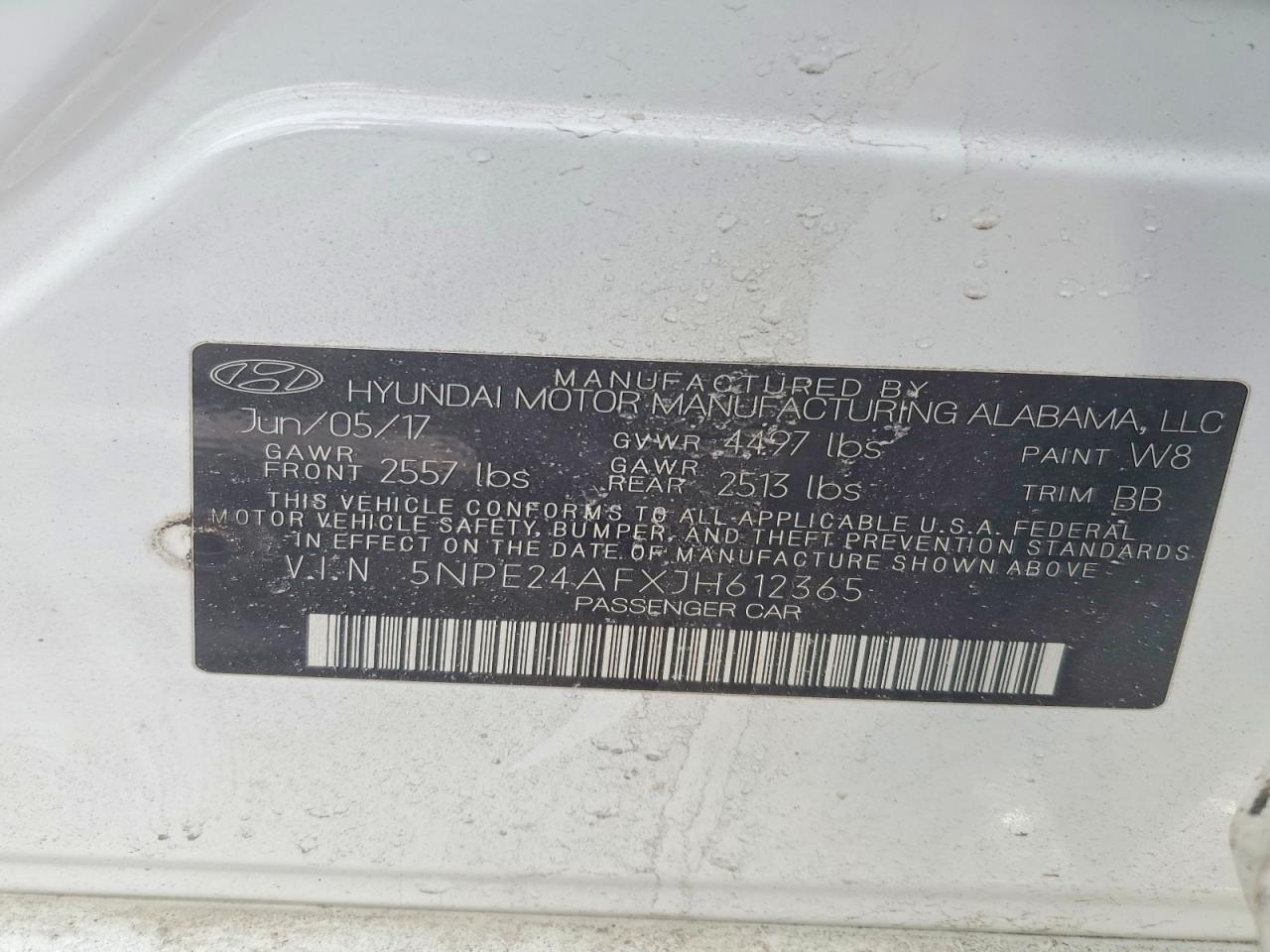 2018 HYUNDAI SONATA SE photo 12