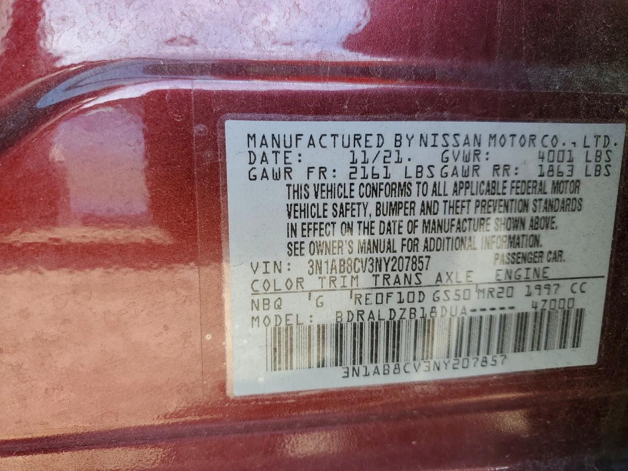 2022 NISSAN SENTRA SV photo 23